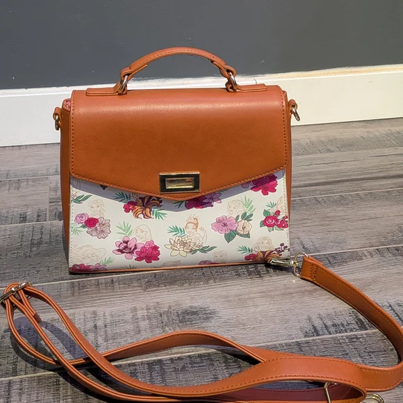 Disney Princess Floral Crossbody Loungefly - Picture 7 of 7